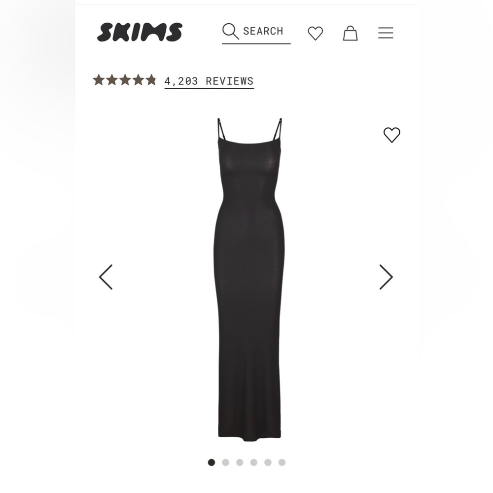 NWT - Skims long slip dress